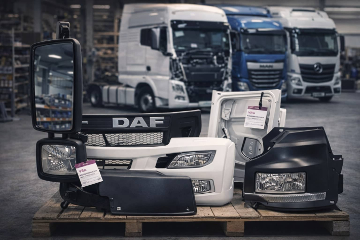 MAN TGX/TGS, DAF XF and Mercedes Actros: How to Choose Used Cab and Exterior Parts